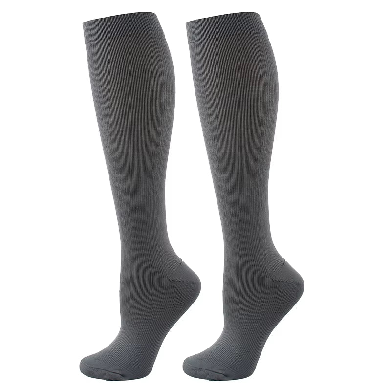 Varicose Veins Compression Socks Fit for Golf Rugby Running Hiking Sports for anti Fatigue Driving Travel Flight Women Men Socks