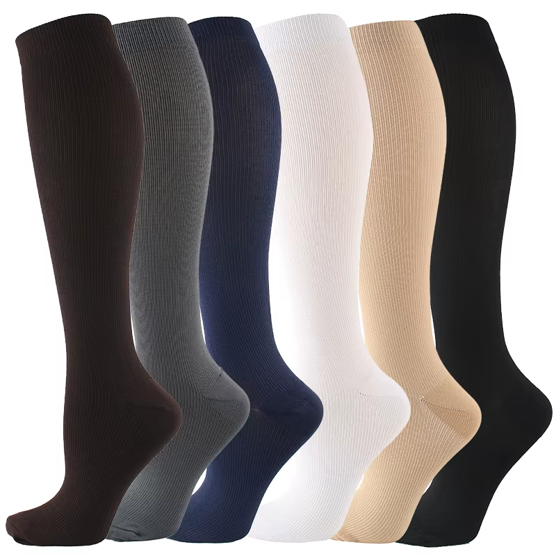 Varicose Veins Compression Socks Fit for Golf Rugby Running Hiking Sports for anti Fatigue Driving Travel Flight Women Men Socks