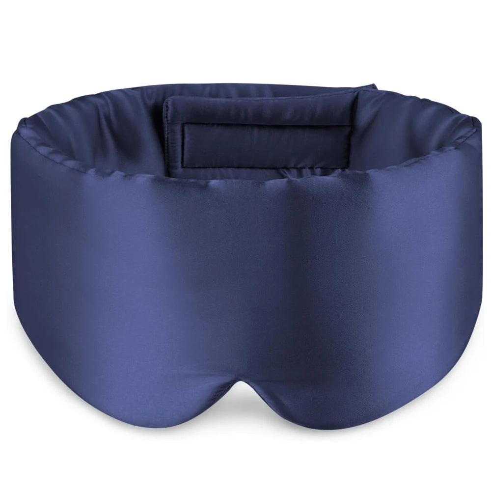 Mulberry Silk Blackout Sleeping Eye Mask Soft and Non-Intraocular Pressure Sleeping Mask Suitable for Side Sleep Adjustable