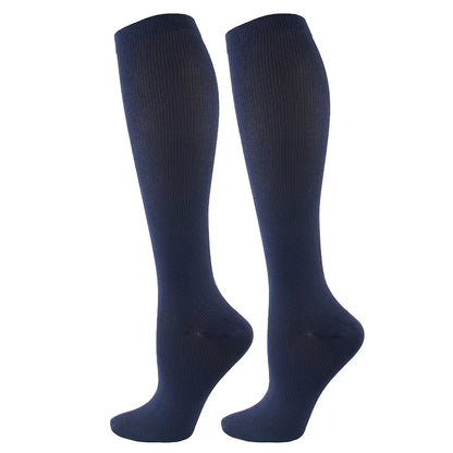 Varicose Veins Compression Socks Fit for Golf Rugby Running Hiking Sports for anti Fatigue Driving Travel Flight Women Men Socks