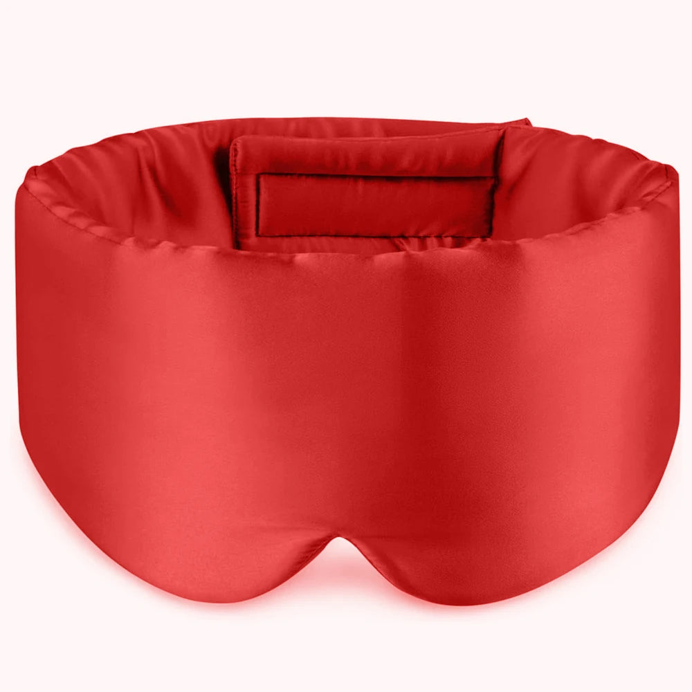 Mulberry Silk Blackout Sleeping Eye Mask Soft and Non-Intraocular Pressure Sleeping Mask Suitable for Side Sleep Adjustable