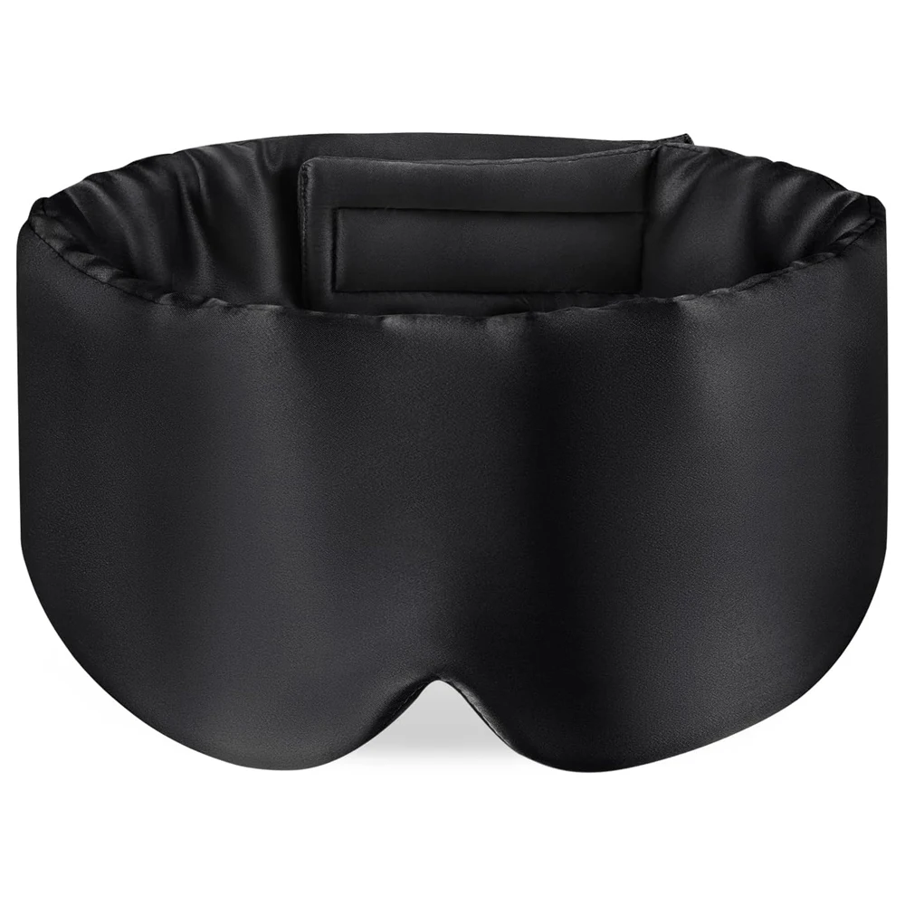 Mulberry Silk Blackout Sleeping Eye Mask Soft and Non-Intraocular Pressure Sleeping Mask Suitable for Side Sleep Adjustable