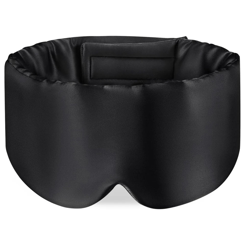 Mulberry Silk Blackout Sleeping Eye Mask Soft and Non-Intraocular Pressure Sleeping Mask Suitable for Side Sleep Adjustable