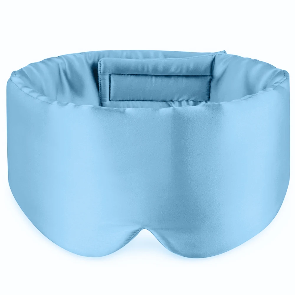 Mulberry Silk Blackout Sleeping Eye Mask Soft and Non-Intraocular Pressure Sleeping Mask Suitable for Side Sleep Adjustable