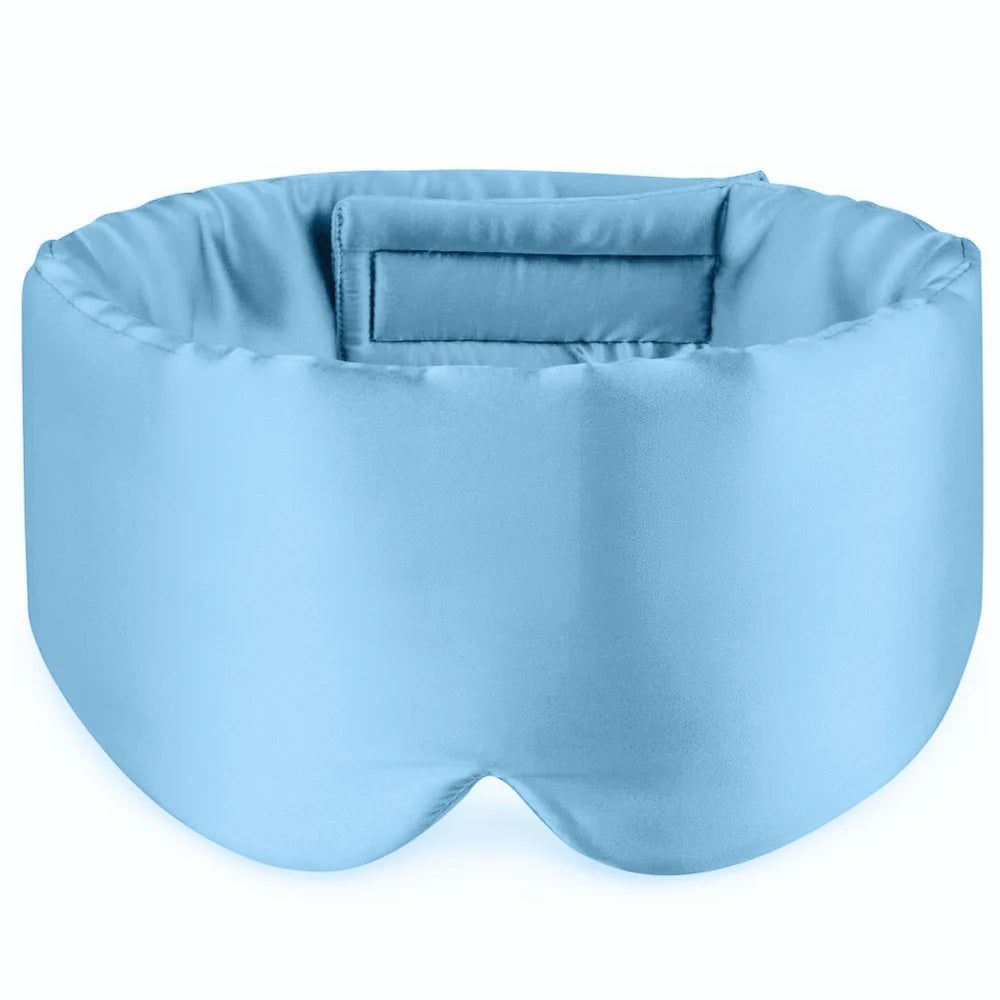 Mulberry Silk Blackout Sleeping Eye Mask Soft and Non-Intraocular Pressure Sleeping Mask Suitable for Side Sleep Adjustable