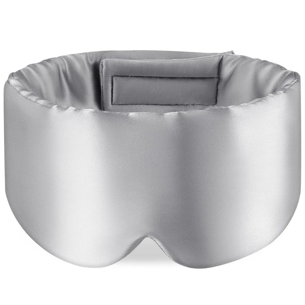 Mulberry Silk Blackout Sleeping Eye Mask Soft and Non-Intraocular Pressure Sleeping Mask Suitable for Side Sleep Adjustable