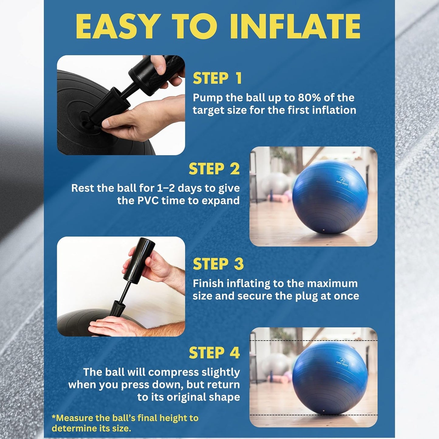 Pregnancy Ball - Yoga Ball for Pregnancy with Book, Prenatal, Labor & Postnatal Maternity Exercise