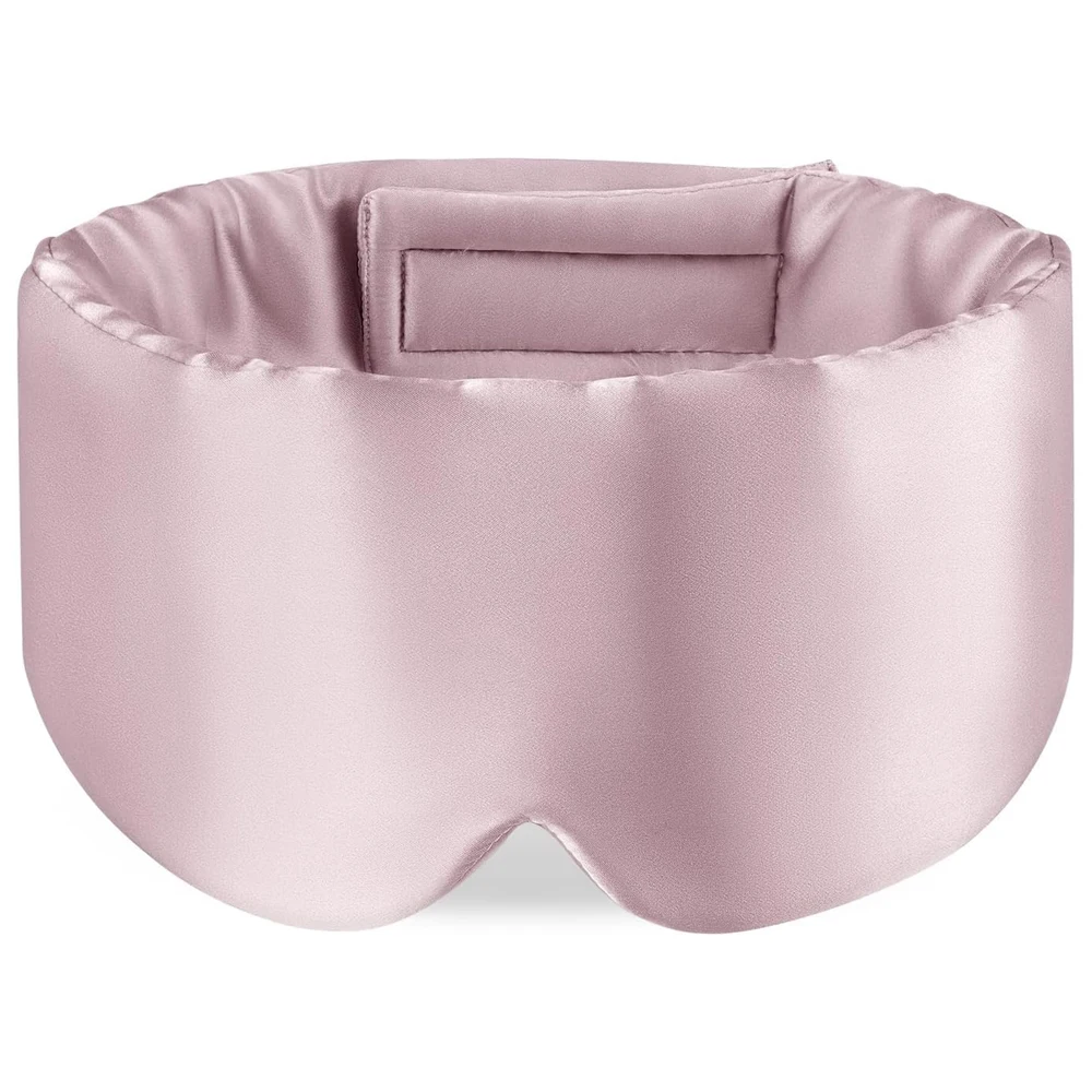 Mulberry Silk Blackout Sleeping Eye Mask Soft and Non-Intraocular Pressure Sleeping Mask Suitable for Side Sleep Adjustable