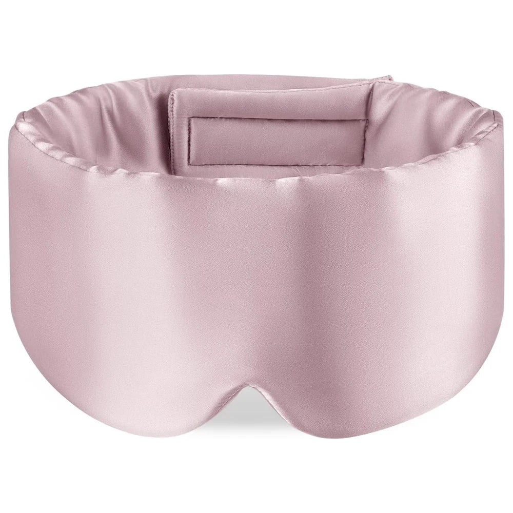 Mulberry Silk Blackout Sleeping Eye Mask Soft and Non-Intraocular Pressure Sleeping Mask Suitable for Side Sleep Adjustable