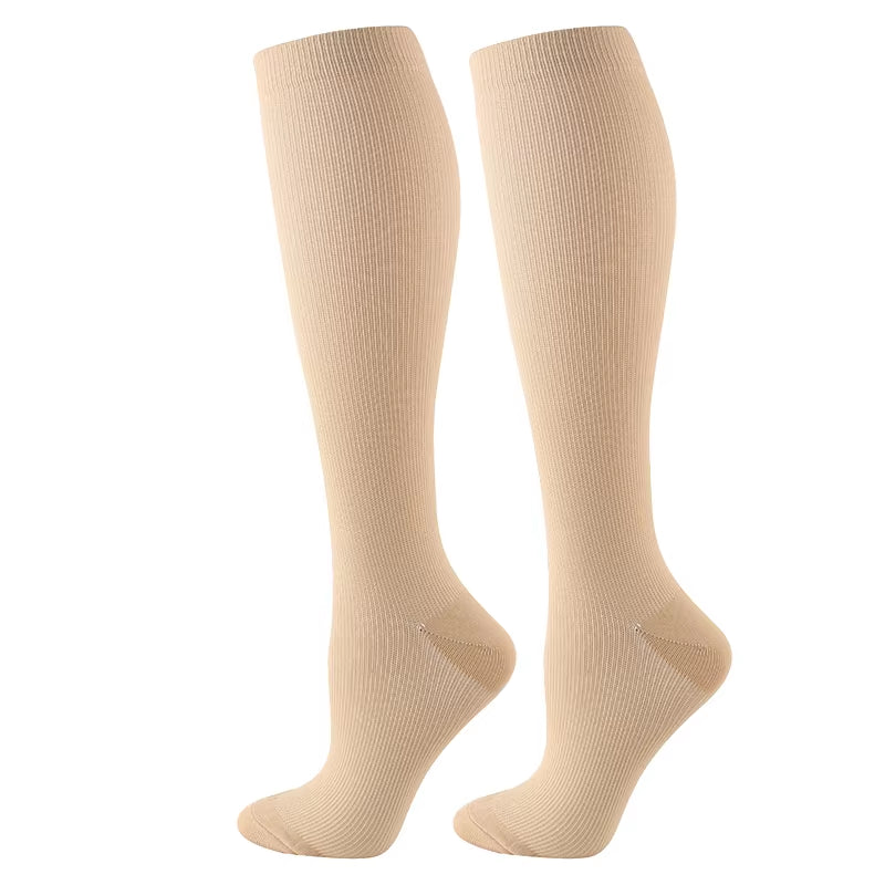 Varicose Veins Compression Socks Fit for Golf Rugby Running Hiking Sports for anti Fatigue Driving Travel Flight Women Men Socks