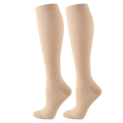 Varicose Veins Compression Socks Fit for Golf Rugby Running Hiking Sports for anti Fatigue Driving Travel Flight Women Men Socks